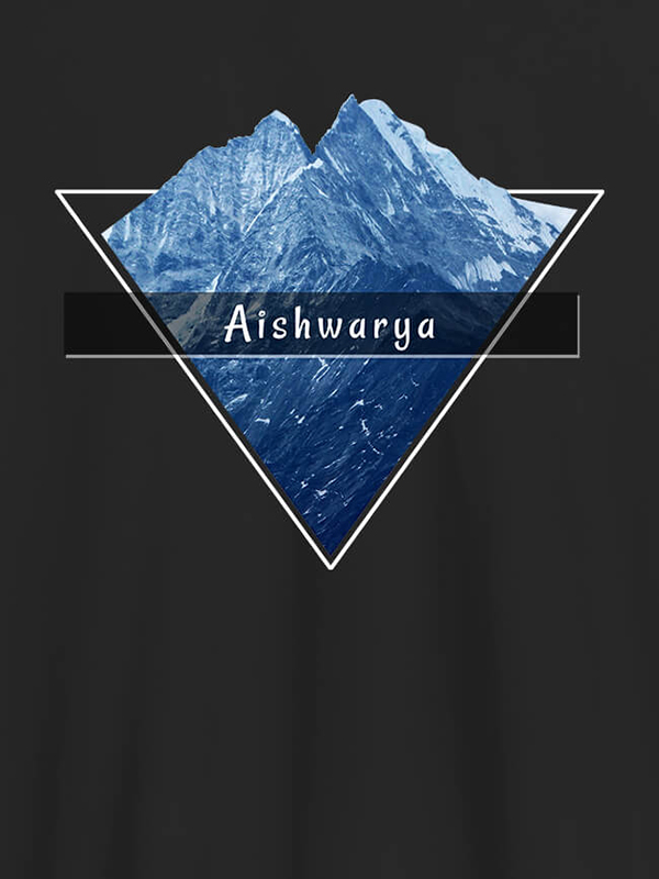 Custom Himalaya Mountain Personalised Womens Printed T Shirt