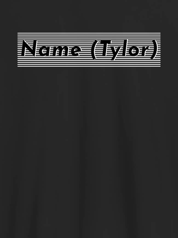 Custom Personalised Unique Womens T Shirt With Name