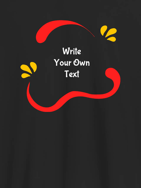 Custom Uneven Wave Design with Your Name On Personalized Women Tees