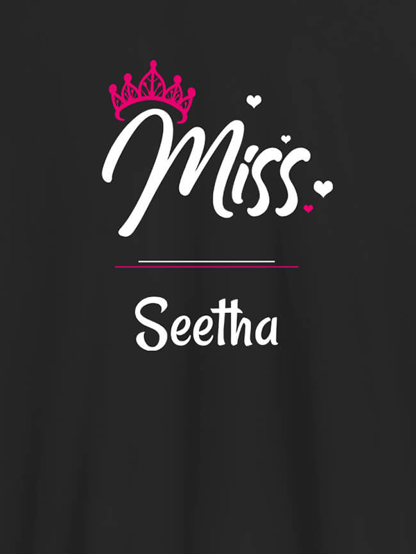 Custom Miss with Your Name On Customized Women Tees