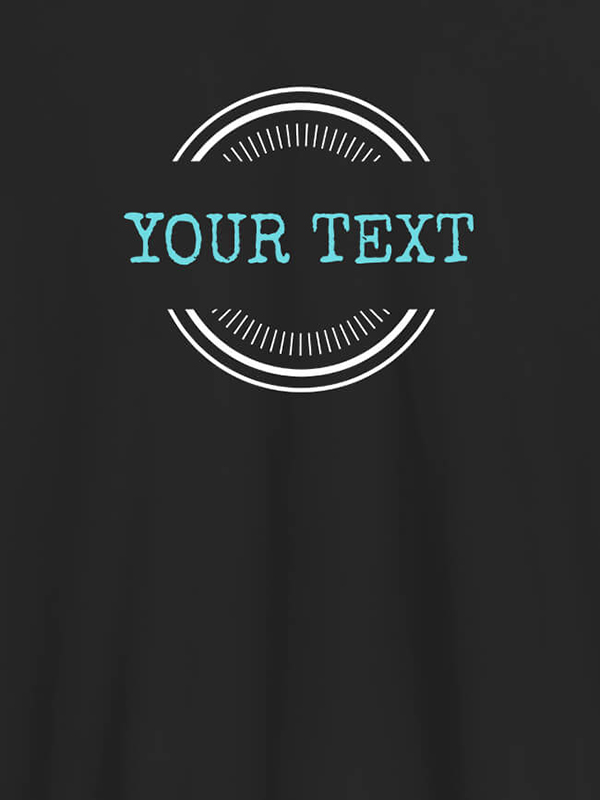 Custom Stamp Theme with Your Name On Women T Shirts with Name, Text, and Photo