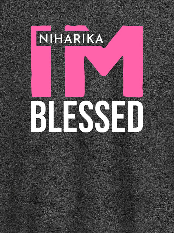 Custom I Am Blessed Personalised Girl T Shirt