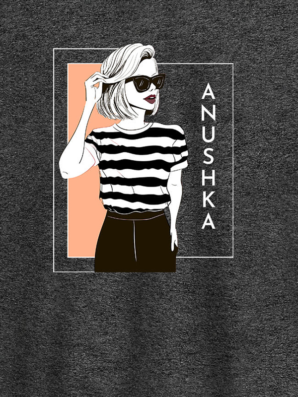 Custom Personalised Womens T Shirt Latest Fashion Trends With Name