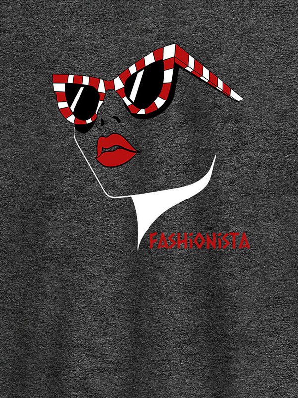 Custom Fashionista Womens T Shirt Trendy Unique Design