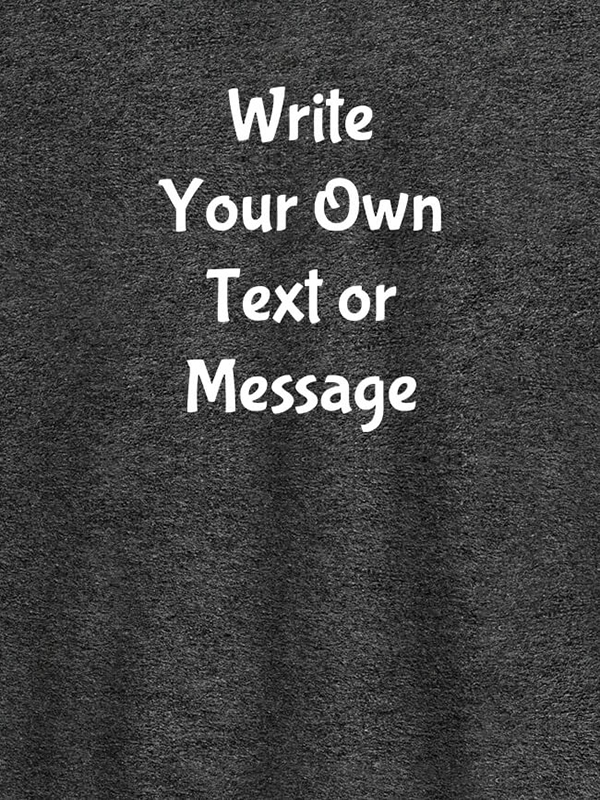 Custom Pocket Text On Customized Women T-Shirt