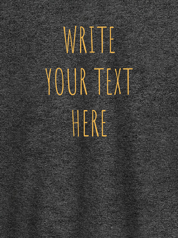 Custom Write Your Text On Customized Tshirt for Women