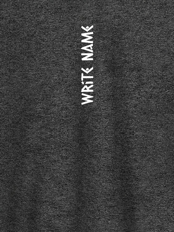 Custom Vertical Name On Personalized T-Shirt for Women