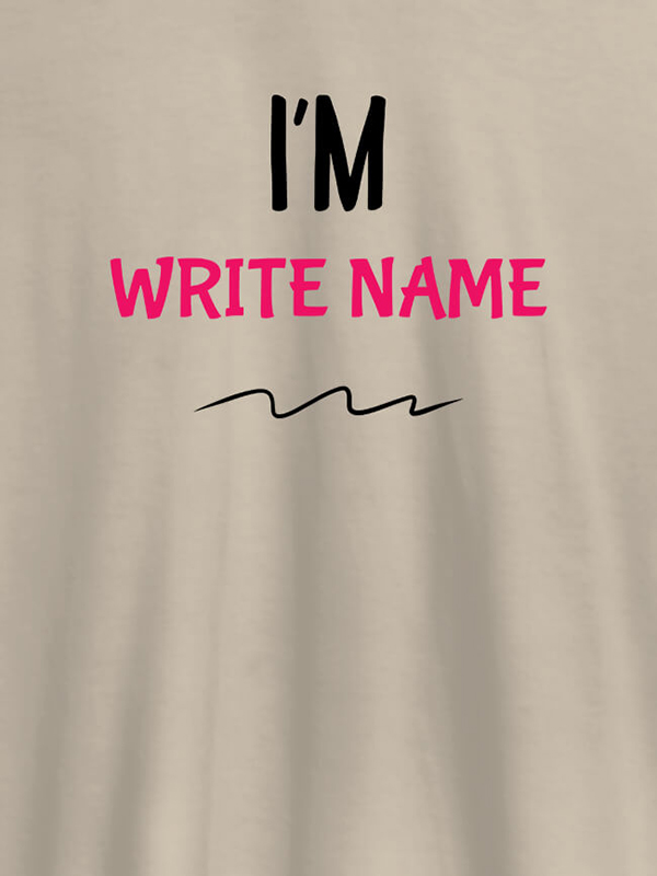 Custom I am with Your Name On T-shirts For Women with Name, Text and Photo