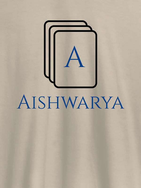 Custom Playing Cards with Initial and Name On Personalized Women Tees