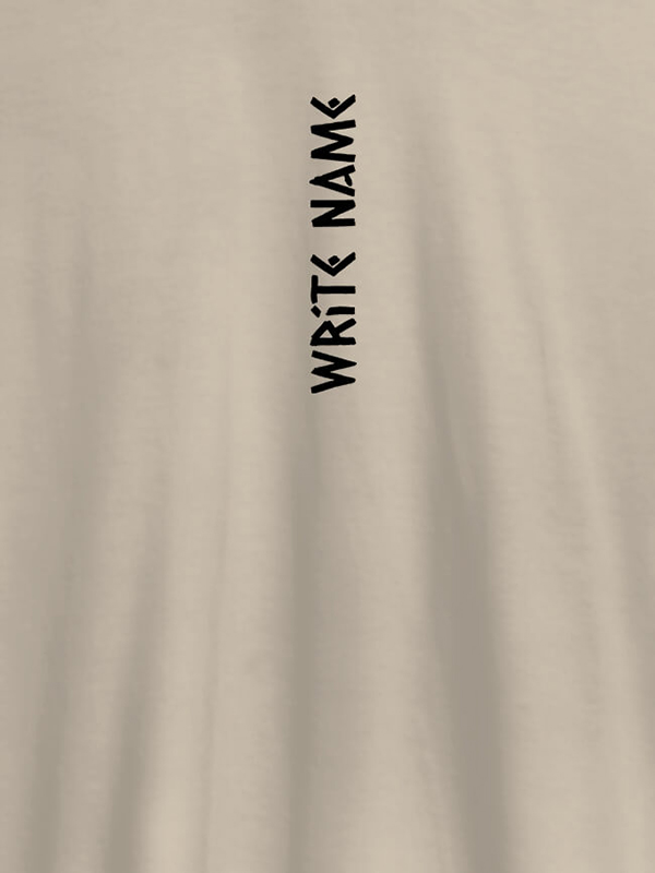 Custom Vertical Name On Personalized T-Shirt for Women