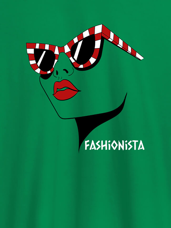 Custom Fashionista Womens T Shirt Trendy Unique Design