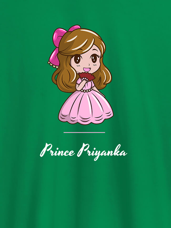 Custom Cute Princess with Your Name On Personalized Women Tees