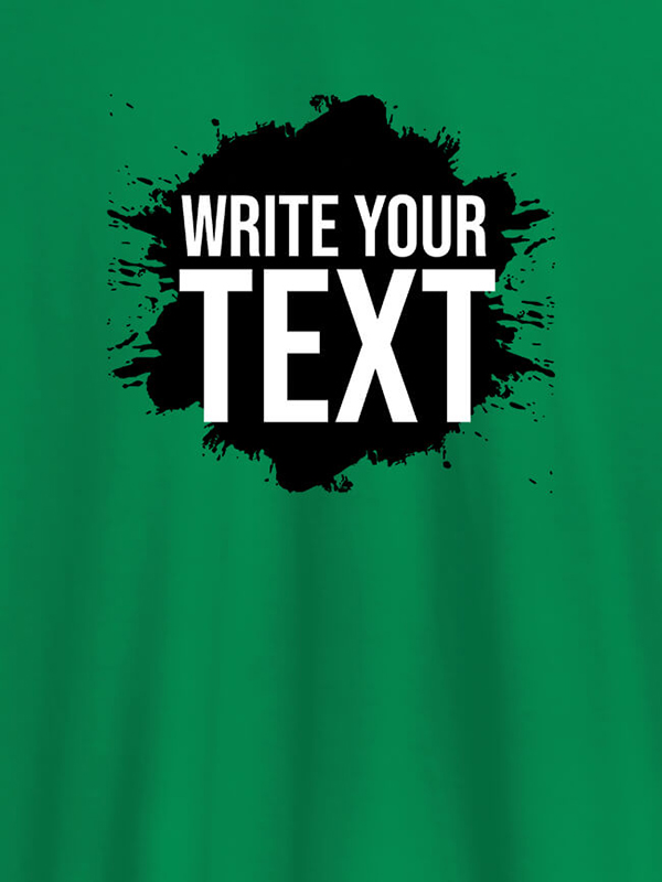 Custom Splash Design with your Name On Personalized Women Tshirt