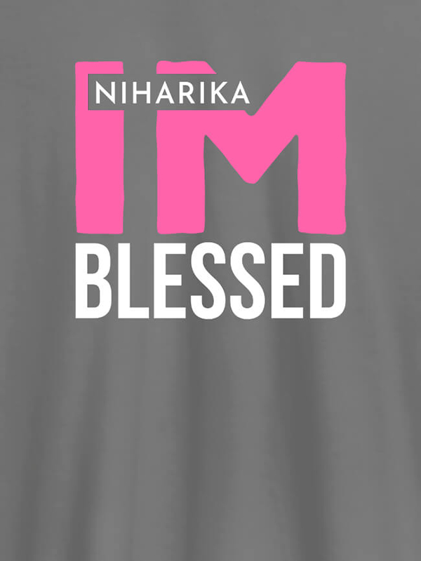 Custom I Am Blessed Personalised Girl T Shirt