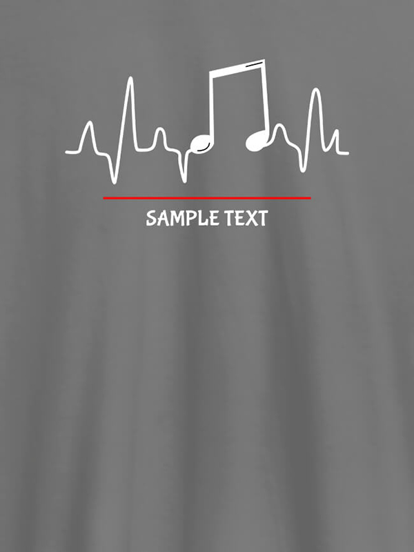 Custom Musical Note Frequency Womens Personalised T Shirt