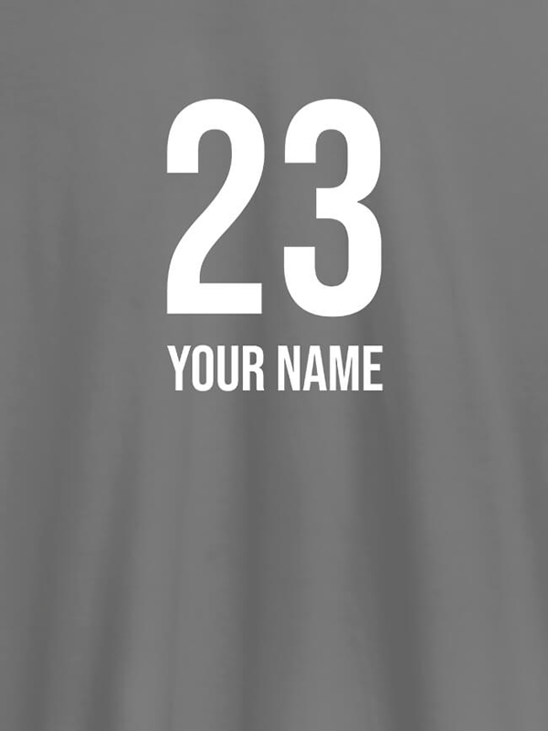 Custom Number and Name On Personalized T-Shirt for Women