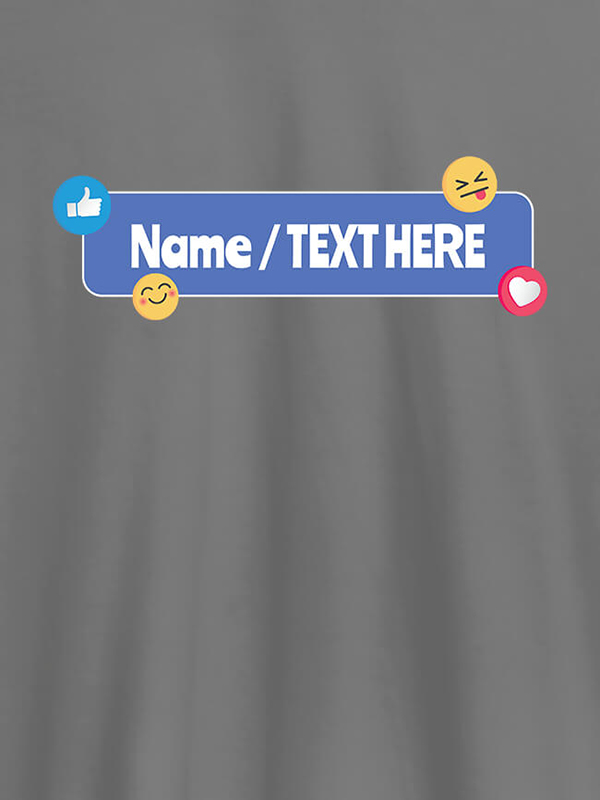 Custom Your Name with Emojis On Customized Womens T-Shirt