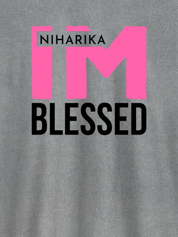 Custom I Am Blessed Personalised Girl T Shirt