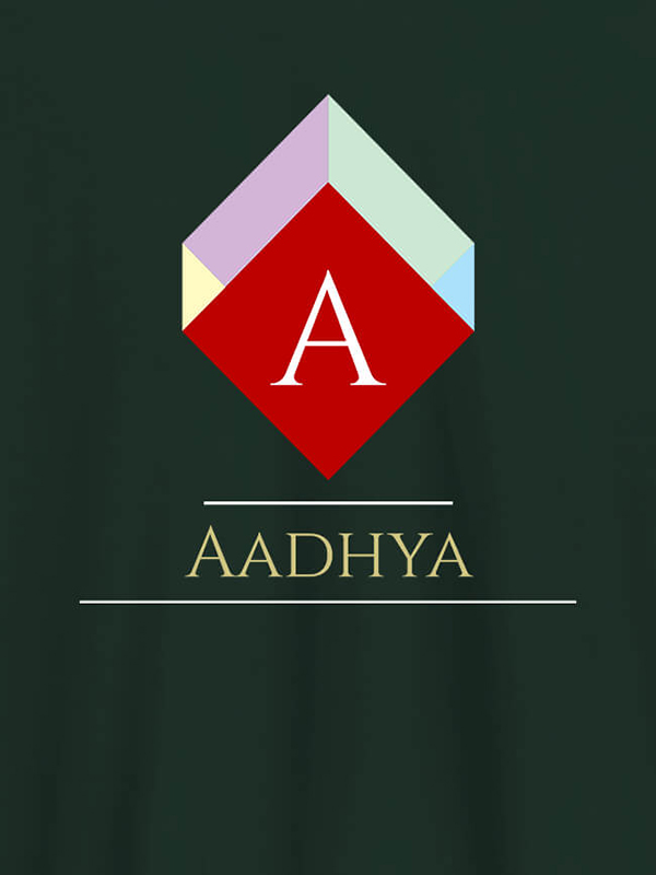 Custom Personalised Womens T Shirt With Name Cubic Design