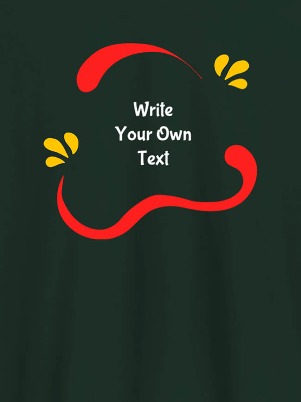 Custom Uneven Wave Design with Your Name On Personalized Women Tees