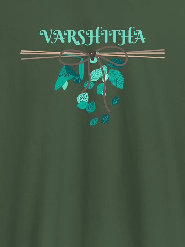 Custom Personalised Womens T Shirt Name With Knot Design