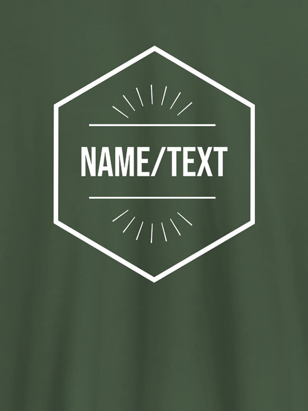Custom Simple Design with Name On Personalized Women Tees