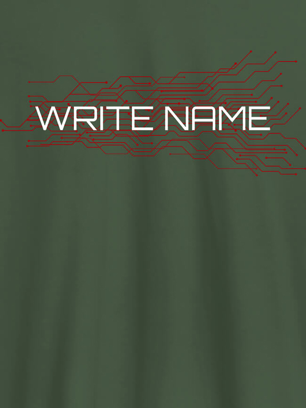 Custom Circuit Theme with Name On Customized Women Tees
