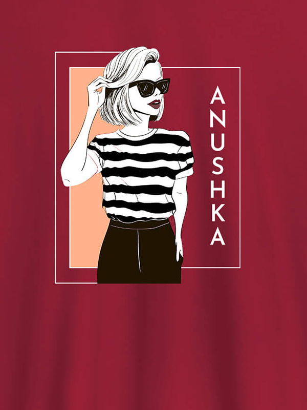 Custom Personalised Womens T Shirt Latest Fashion Trends With Name