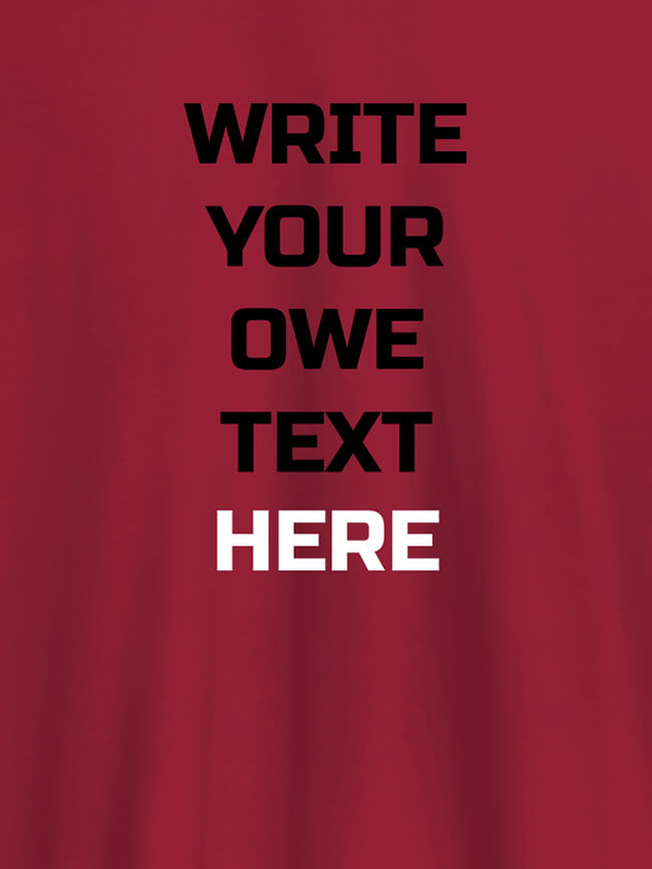 Custom Write Your Own Text On T-shirts For Women with Name, Text and Photo