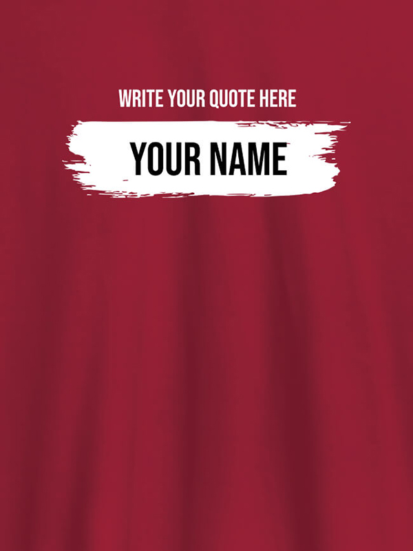 Custom Quote with Your Name On Customized Women Tees