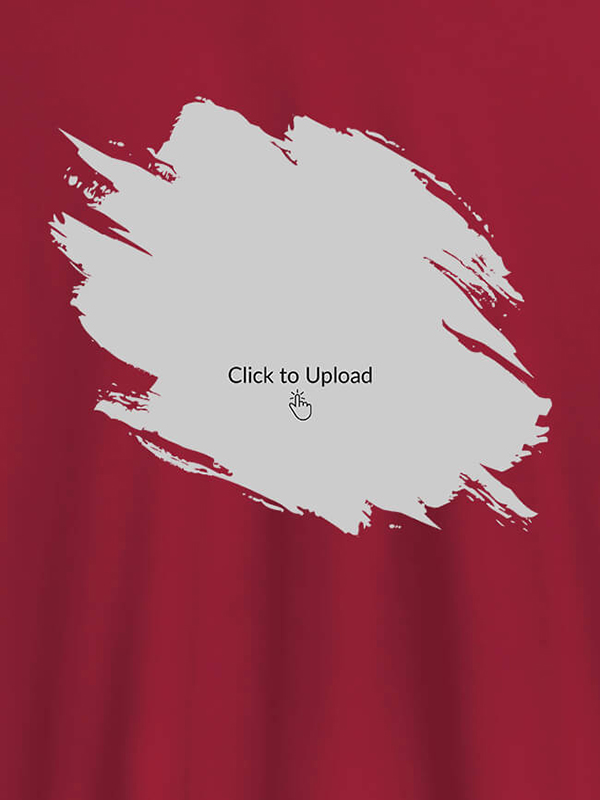 Custom Your Photo in Grunge Shape On Customized Tshirt for Women