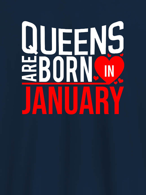 Custom Queens Are Born In Personalised Womens T Shirt