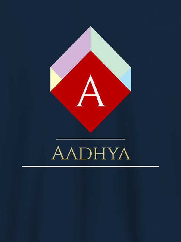 Custom Personalised Womens T Shirt With Name Cubic Design