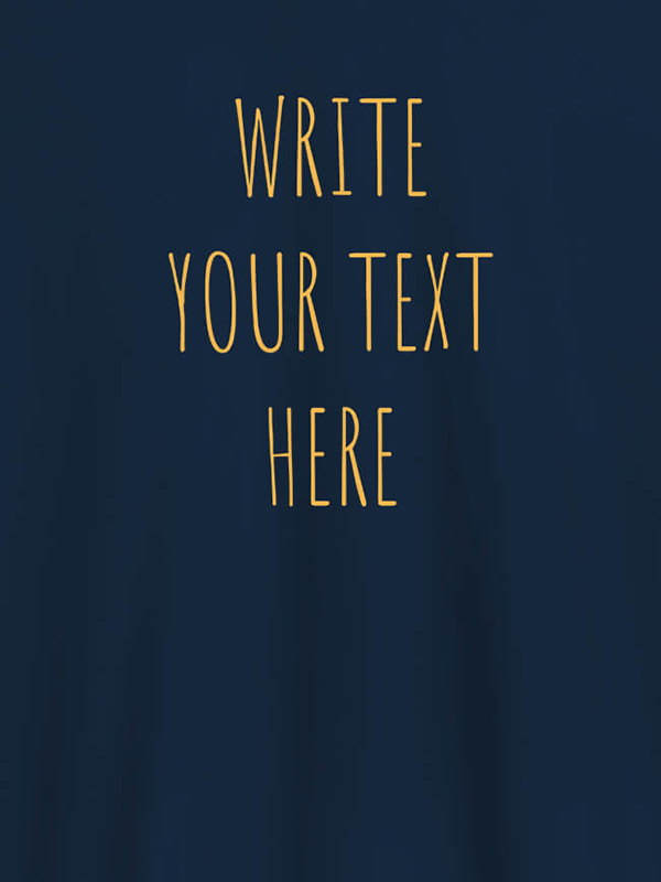 Custom Write Your Text On Customized Tshirt for Women