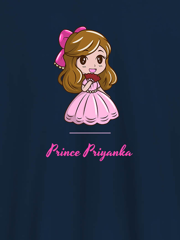 Custom Cute Princess with Your Name On Personalized Women Tees