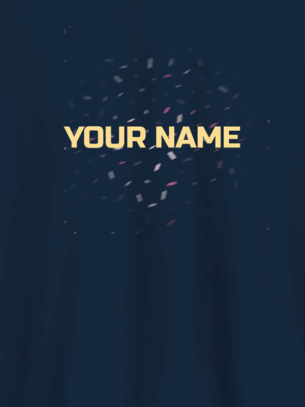 Custom Blast Design with Your Name On Customized Womens T-Shirt