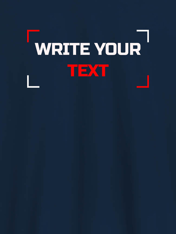 Custom Write Your Text On Customized Tshirt for Women