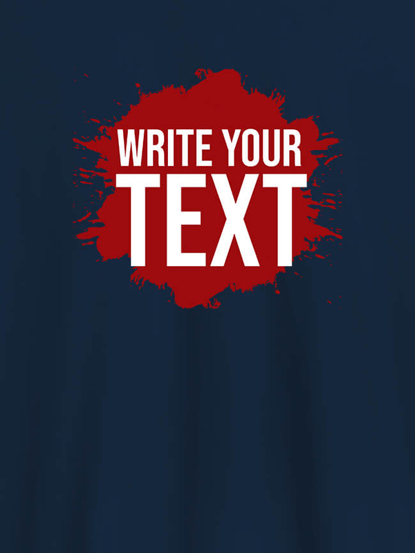 Custom Splash Design with your Name On Personalized Women Tshirt