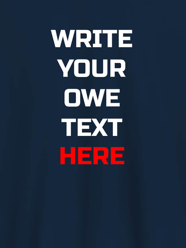 Custom Write Your Own Text On T-shirts For Women with Name, Text and Photo
