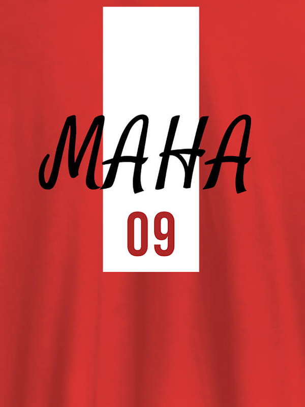 Custom Personalised Women T Shirt With Name Number 09 Printed