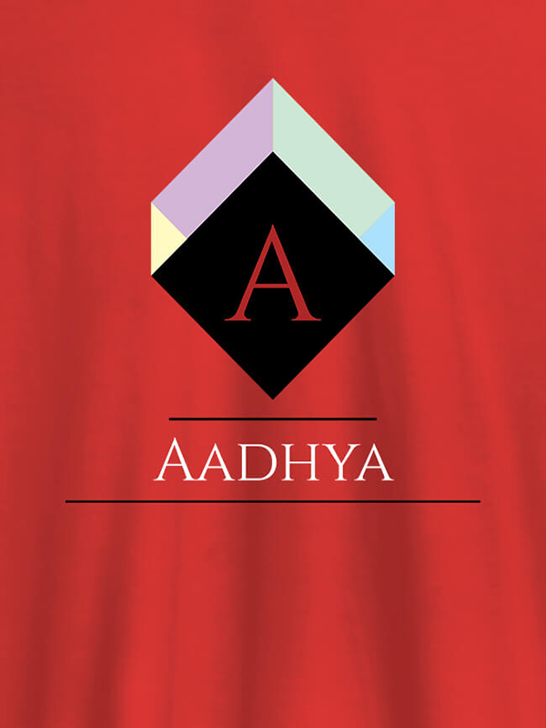 Custom Personalised Womens T Shirt With Name Cubic Design