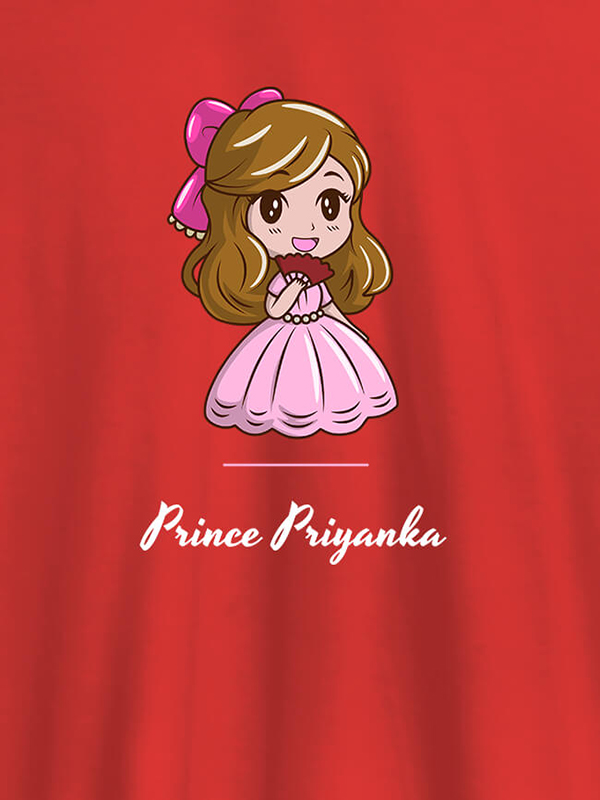 Custom Cute Princess with Your Name On Personalized Women Tees