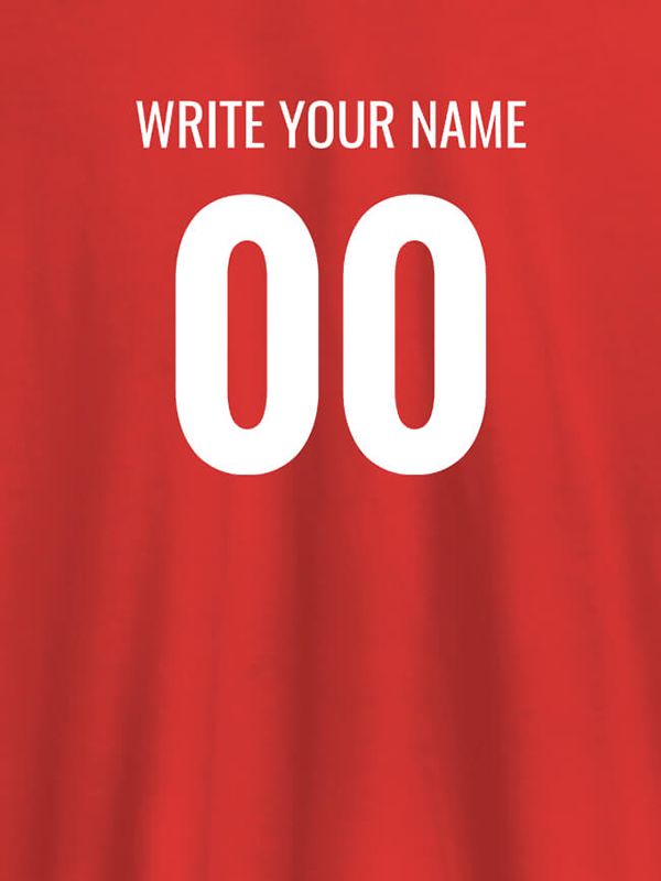 Custom Name and Number On Women T Shirts with Name, Text, and Photo