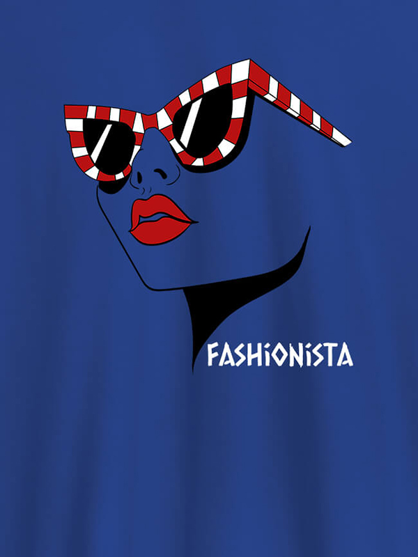 Custom Fashionista Womens T Shirt Trendy Unique Design