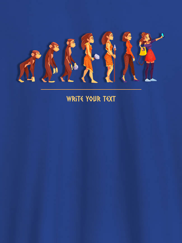 Custom Women Life Cycle with Your Text On Personalized T-Shirt for Women