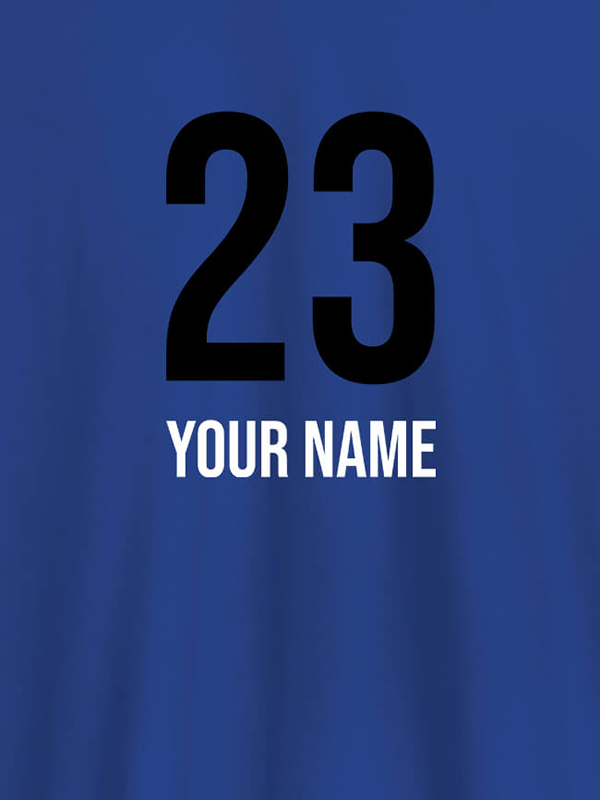 Custom Number and Name On Personalized T-Shirt for Women