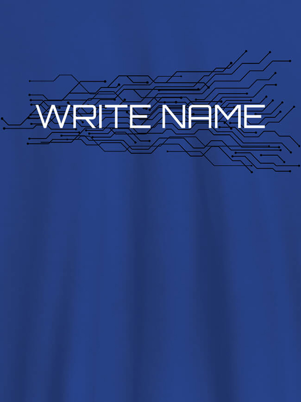 Custom Circuit Theme with Name On Customized Women Tees