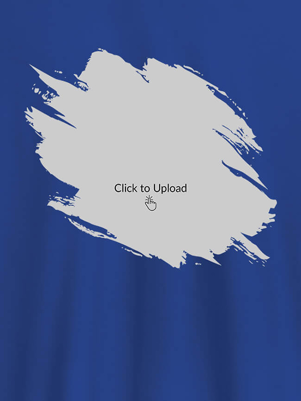 Custom Your Photo in Grunge Shape On Customized Tshirt for Women