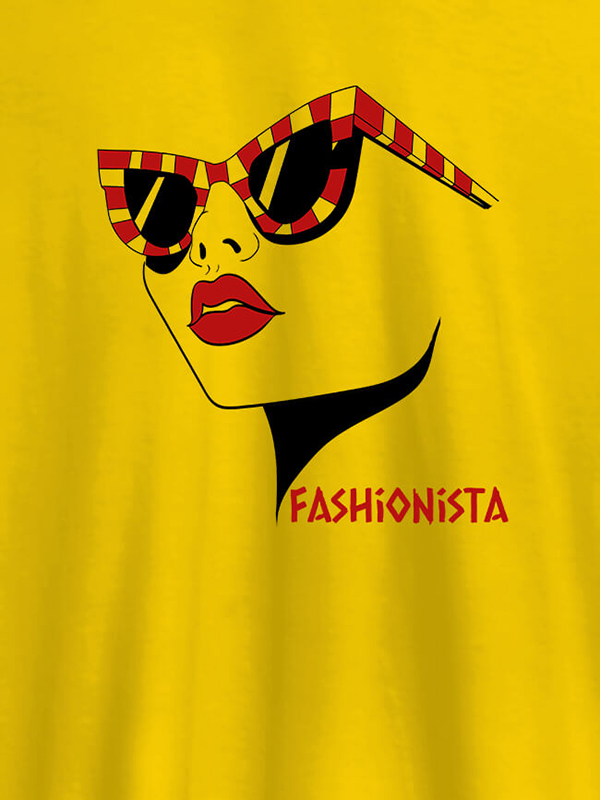 Custom Fashionista Womens T Shirt Trendy Unique Design