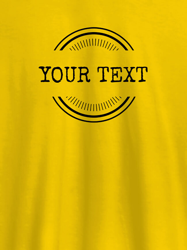 Custom Stamp Theme with Your Name On Women T Shirts with Name, Text, and Photo